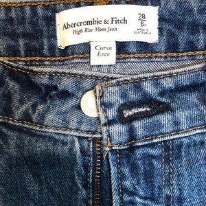 Abercrombie curve love mom jeans